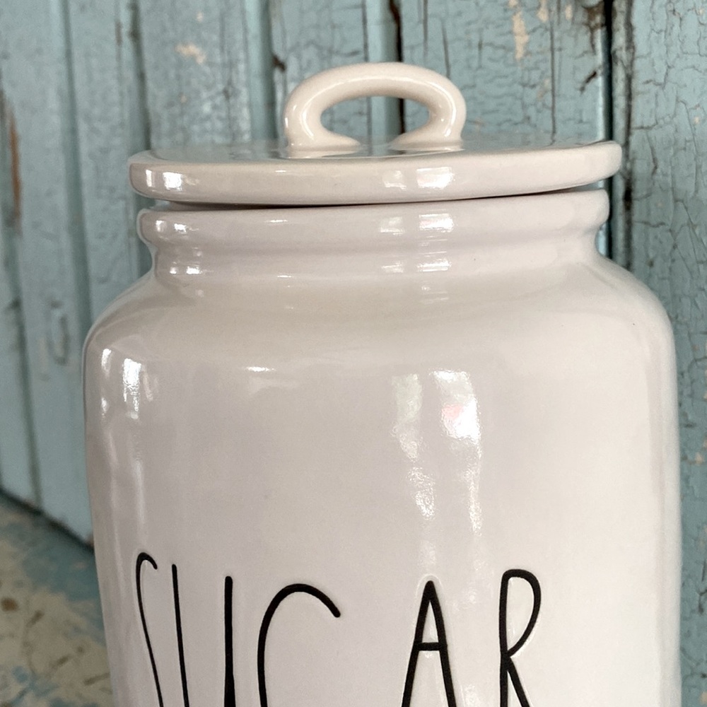 Brand new Rae Dunn large sugar canister with loop lid - Picture 3 of 3